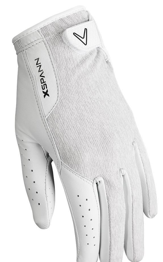 Callaway X Spann 19 guanto da golf donna, bianco