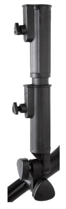 MGI ZIP Universal umbrella holder extender, accessorio per carrello, nero