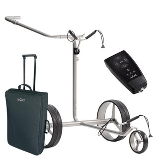 JuCad drive SL Titan Travel eX 2.0 carrello elettrico + telecomando + borsa da trasporto (JRT-1), titanio