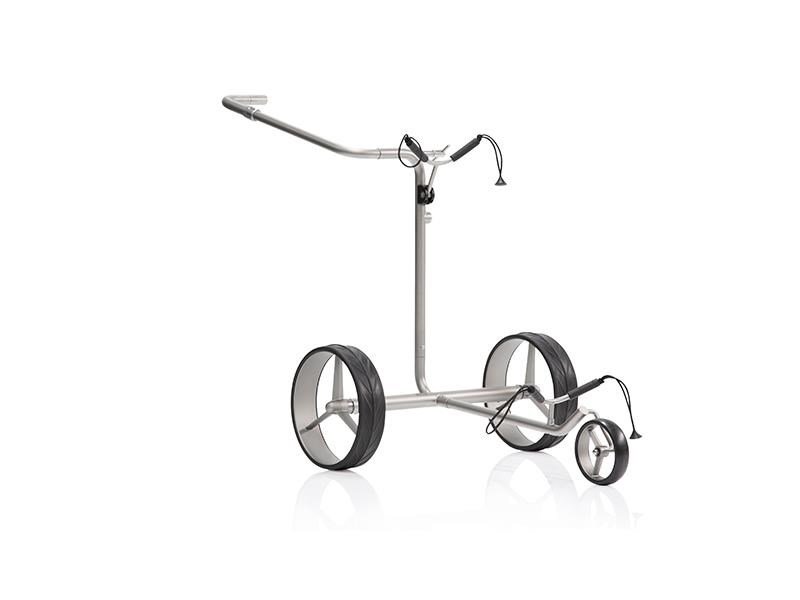 JuCad drive SL Titan Travel eX 2.0 carrello elettrico + telecomando + borsa da trasporto (JRT-1), titanio