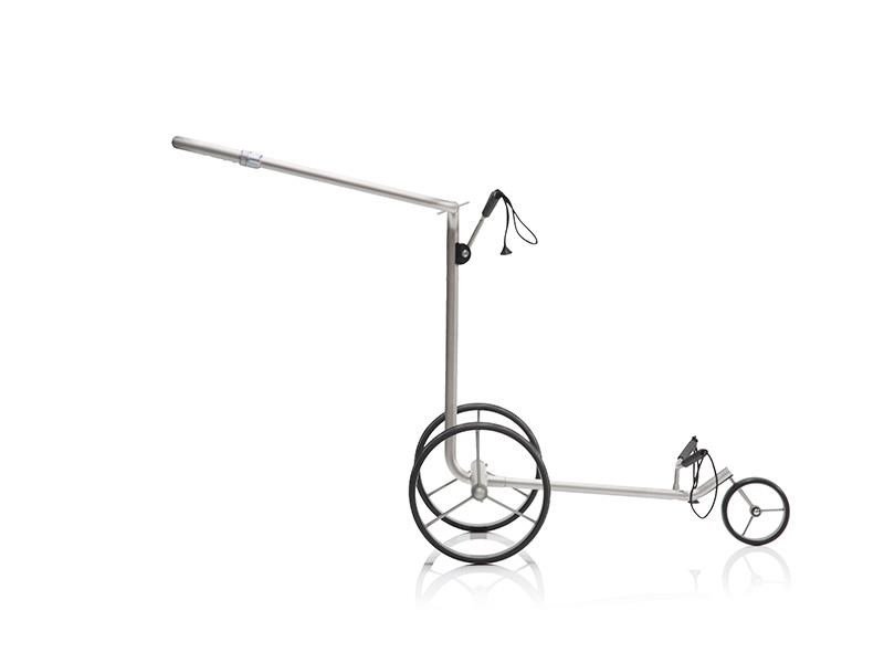 JuCad drive SL Titan Travel eX 2.0 carrello elettrico + telecomando + borsa da trasporto (JRT-1), titanio