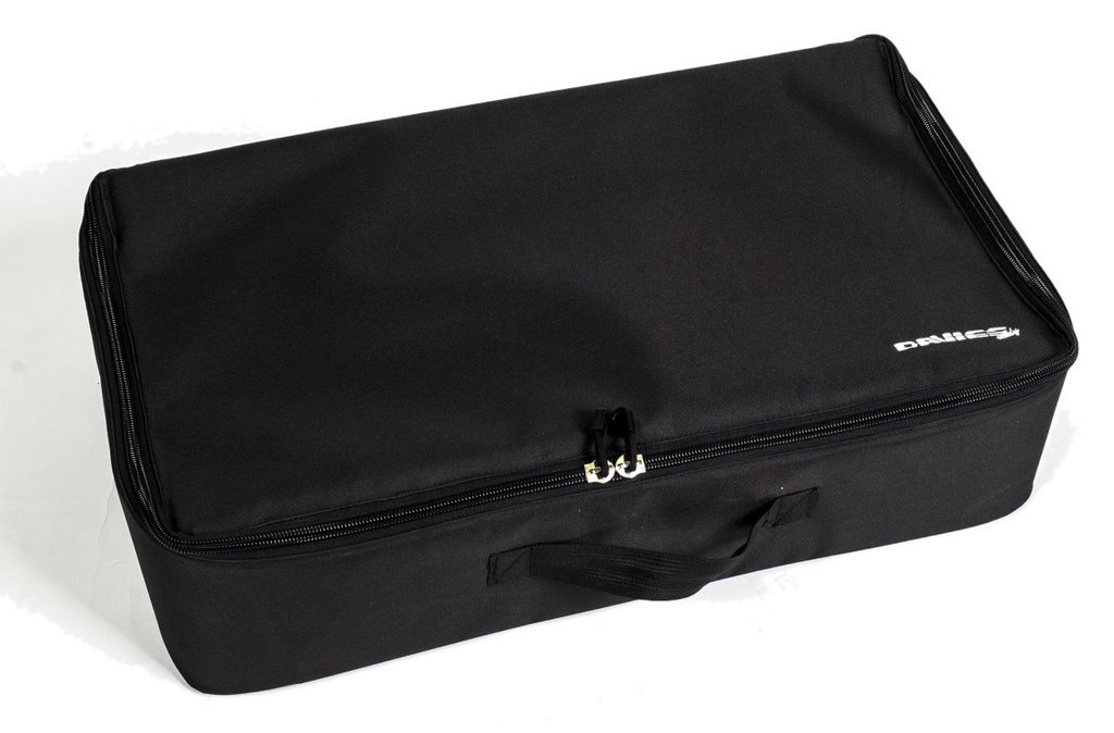 Davies Caddy Premium borsa da viaggio (con tasca per batteria), nera