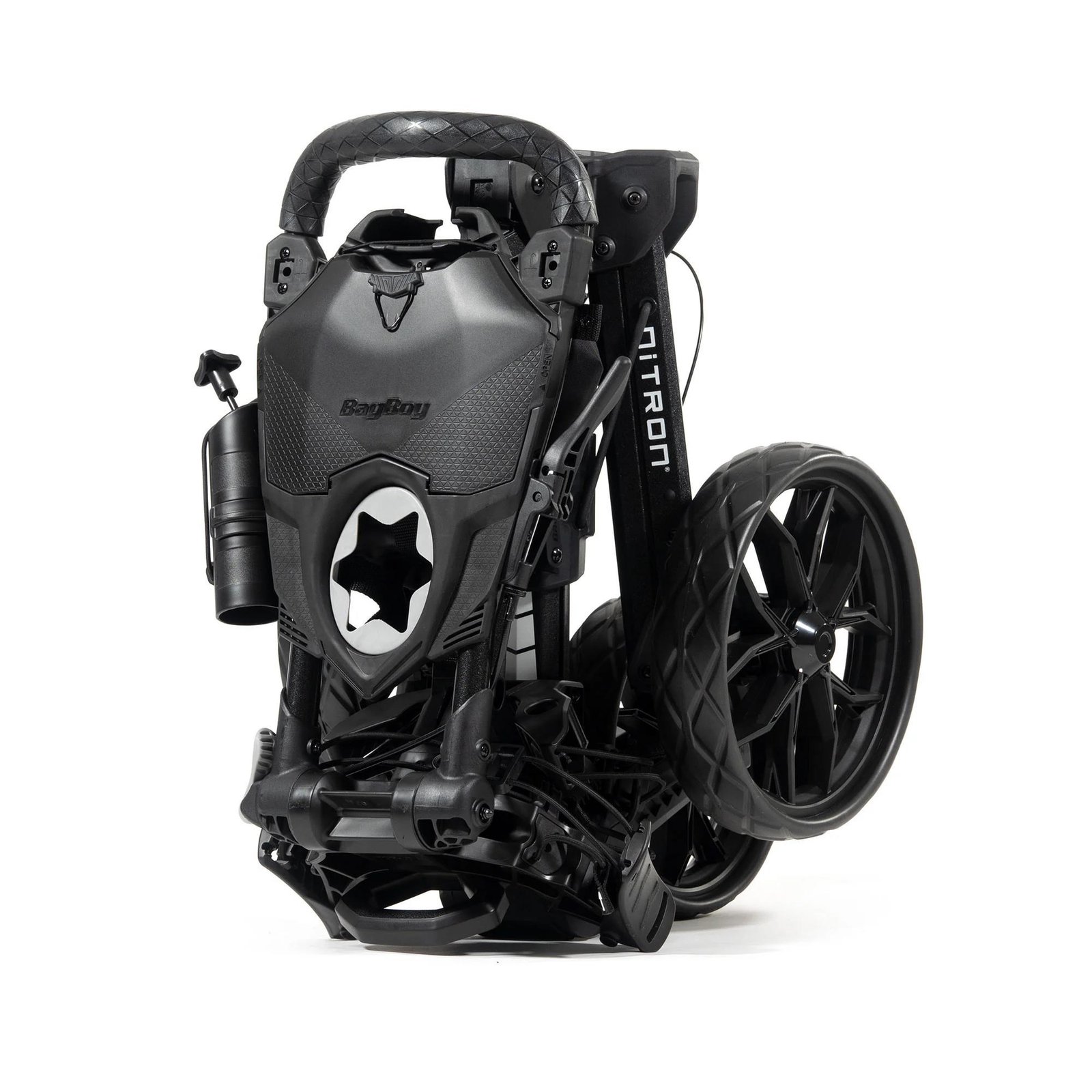 Bag Boy Nitron Auto-Open carrello manuale, nero/nero
