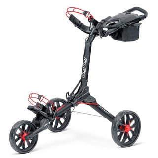 Bag Boy Nitron Auto-Open carrello manuale, nero/rosso
