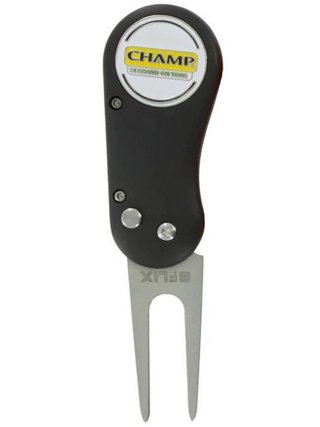 Champ FLIX Lite Divot Repair Tool, nero