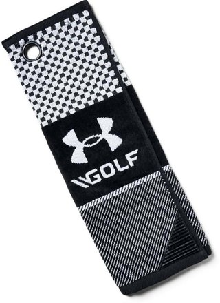 Under Armour Under Armour Bag golf asciugamano, nero/bianco