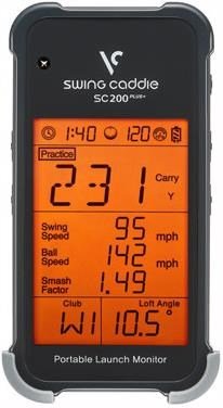 Voice Caddie Swing Caddie Launch Monitor SC200+ nero