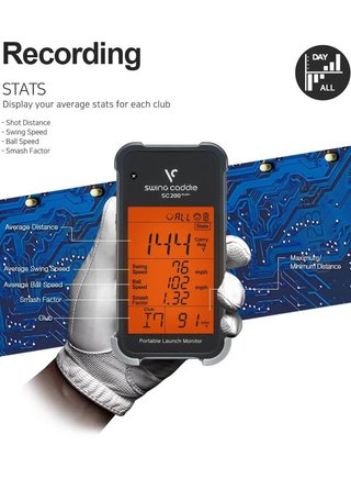 Voice Caddie Swing Caddie Launch Monitor SC200+ nero