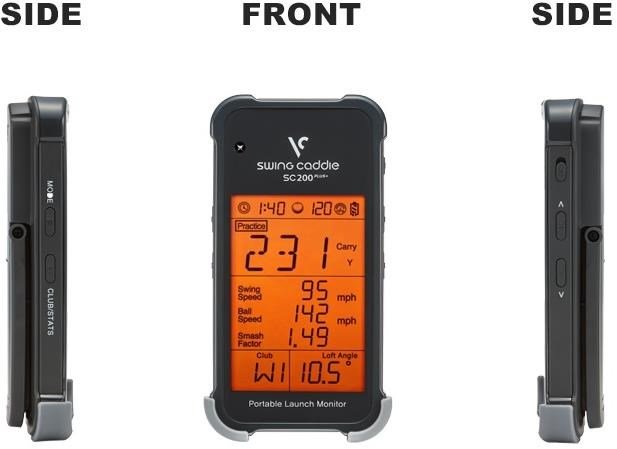 Voice Caddie Swing Caddie Launch Monitor SC200+ nero