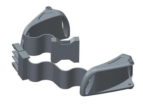Big Max SPARE PART - Big Max Upper Bag Holder for Autofold+ accessorio carrello, nero