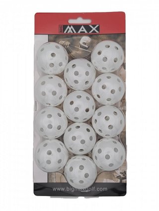 Big Max Airballs palline da golf da allenamento (12 pezzi), bianco