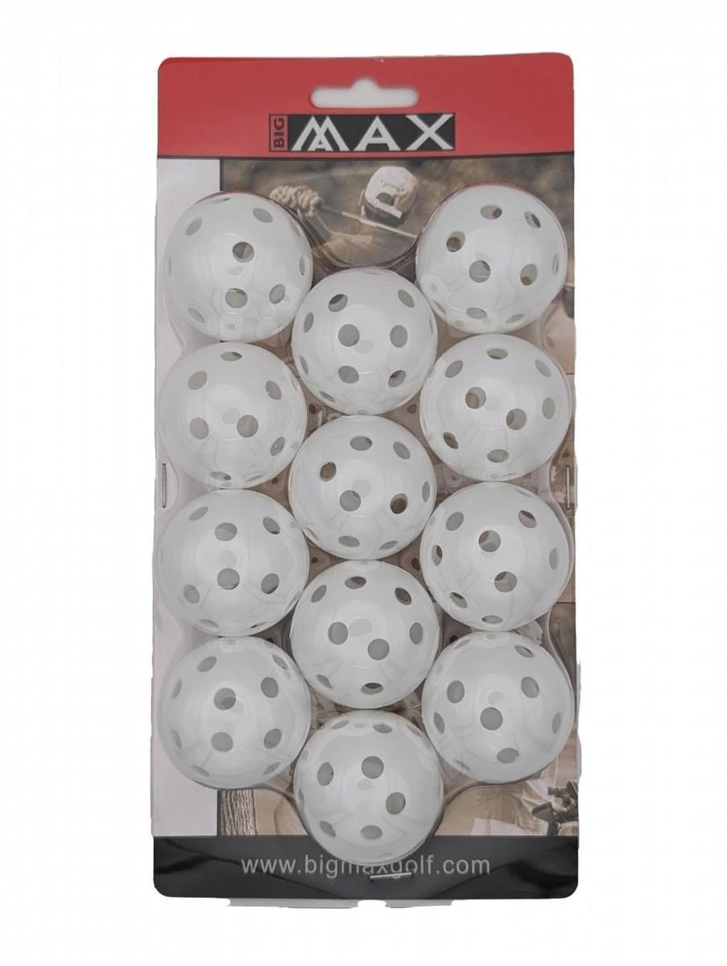 Big Max Airballs palline da golf da allenamento (12 pezzi), bianco
