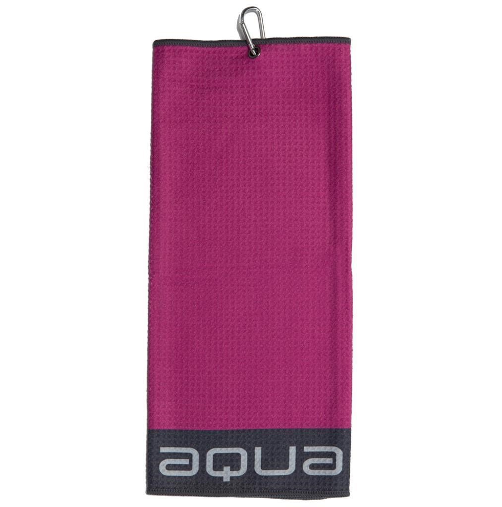 Big Max Aqua Trifold asciugamano, fucsia/carbone