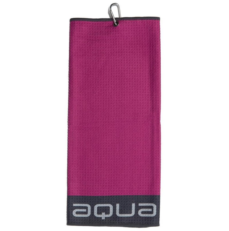 Big Max Aqua Trifold asciugamano, fucsia/carbone