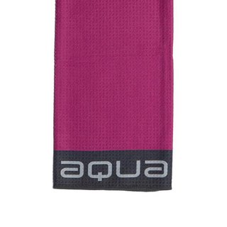 Big Max Aqua Trifold asciugamano, fucsia/carbone