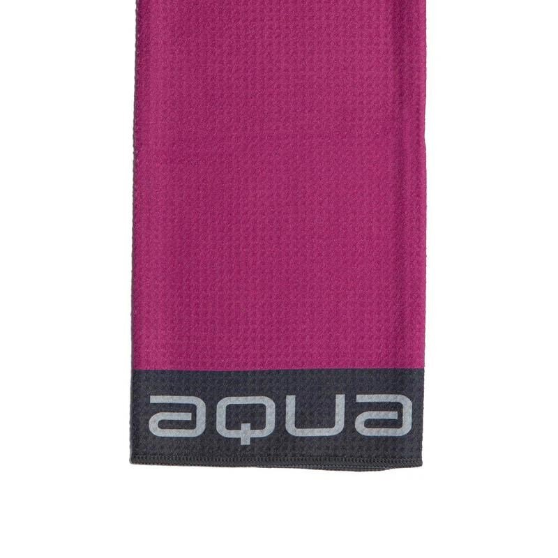Big Max Aqua Trifold asciugamano, fucsia/carbone