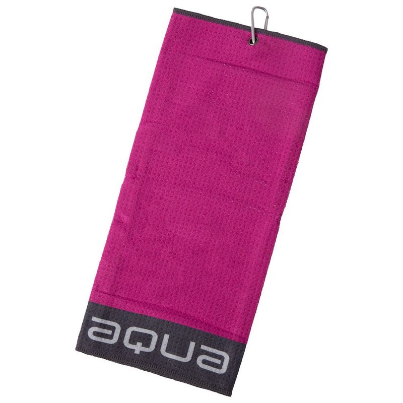 Big Max Aqua Trifold asciugamano, fucsia/carbone
