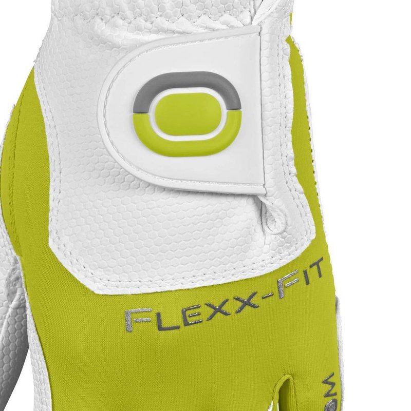 Zoom Zoom Weather guanto da golf uomo, bianco/lime