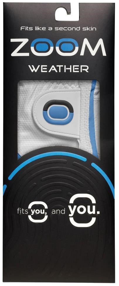 Zoom Zoom Weather guanto da golf donna, bianco/blu
