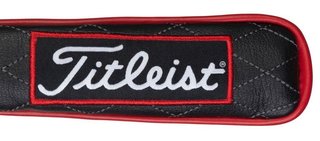 Titleist Jet Black Tour Alignment Stick Cover, nero/rosso