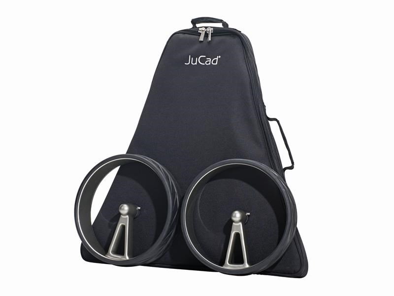 JuCad Phantom Titan black on black 2.0 carrello elettrico + borsa da trasporto