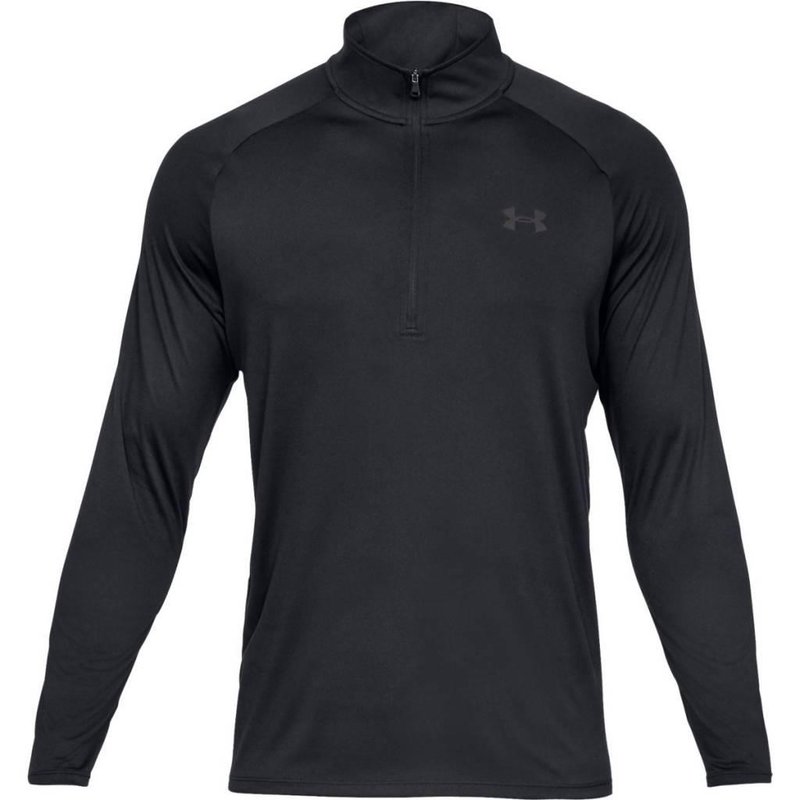 Under Armour Tech 2.0 1/2 Zip maglia uomo a maniche lunghe, nera