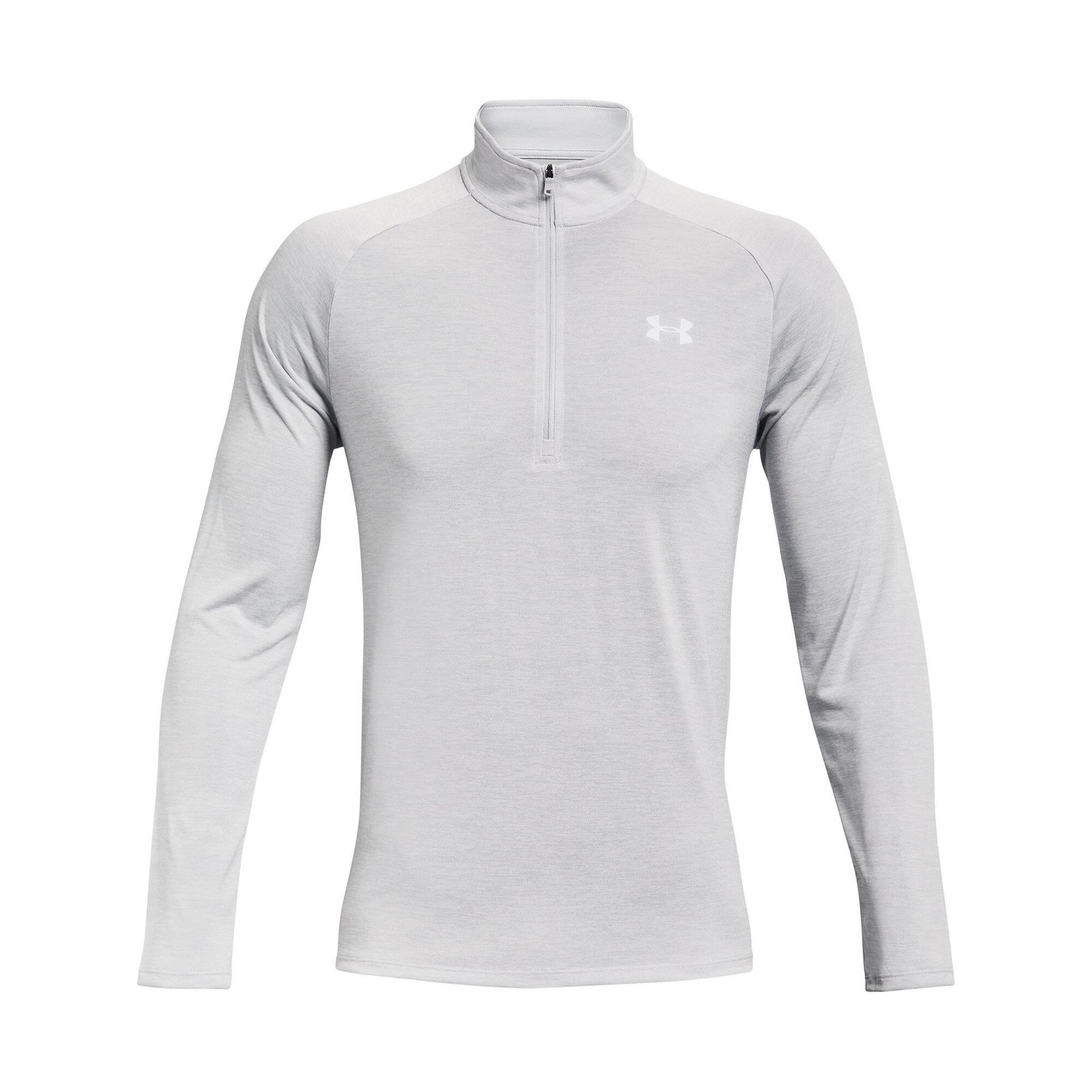 Under Armour Tech 2.0 1/2 Zip maglia uomo a maniche lunghe, grigio chiaro