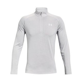 Under Armour Tech 2.0 1/2 Zip maglia uomo a maniche lunghe, grigio chiaro