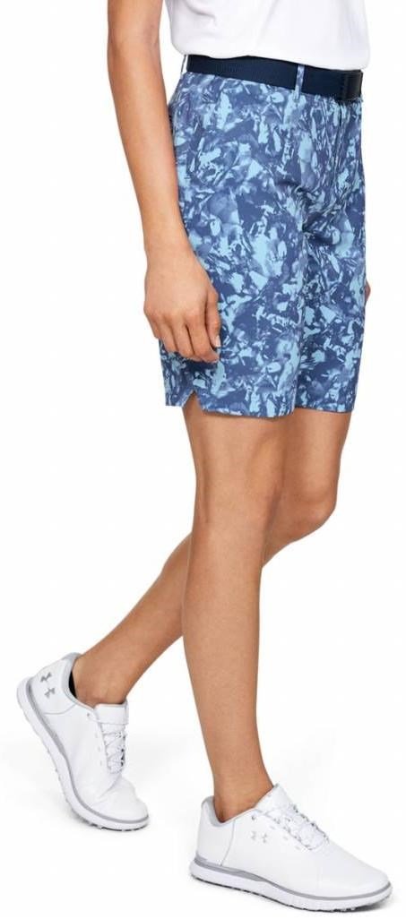 Under Armour Links Printed pantaloncini da donna, blu