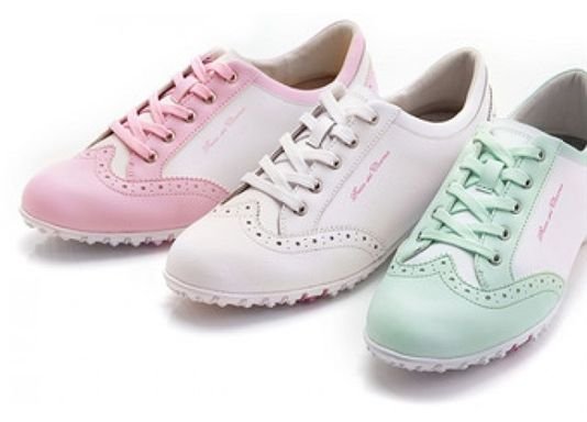 Duca Del Cosma Mila scarpe da golf da donna, bianco/verde chiaro