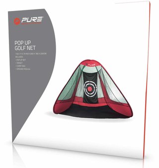 Pure2Improve Triangle Pop-Up rete da allenamento golf (295x197x177cm)