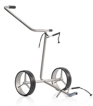JuStar Silver carrello manuale a 2 ruote, finitura argento titanio