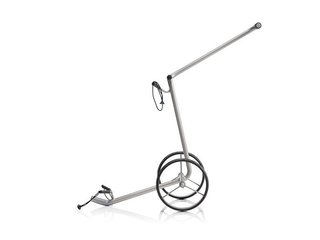 JuStar Silver carrello manuale a 2 ruote, finitura argento titanio