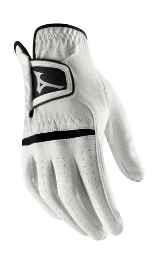 Mizuno Comp guanto da golf uomo, bianco