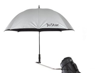 JuStar JuStar golf umbrella, argento