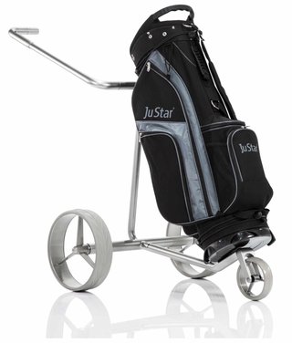 JuStar cart bag, 9", nero/titanio