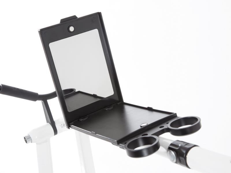 JuCad Unbreakable Stainless Steel Mirror per portasegnapunti JuCad