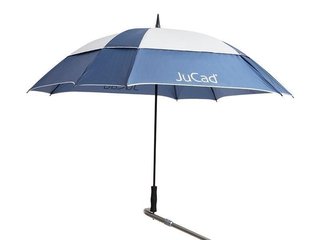 JuCad ombrello da golf antivento 68" con pin, blu/argento