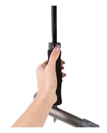 JuCad ombrello da golf automatico con pin 68", nero