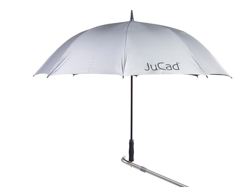 JuCad ombrello da golf automatico con pin 68", argento (protezione UV)