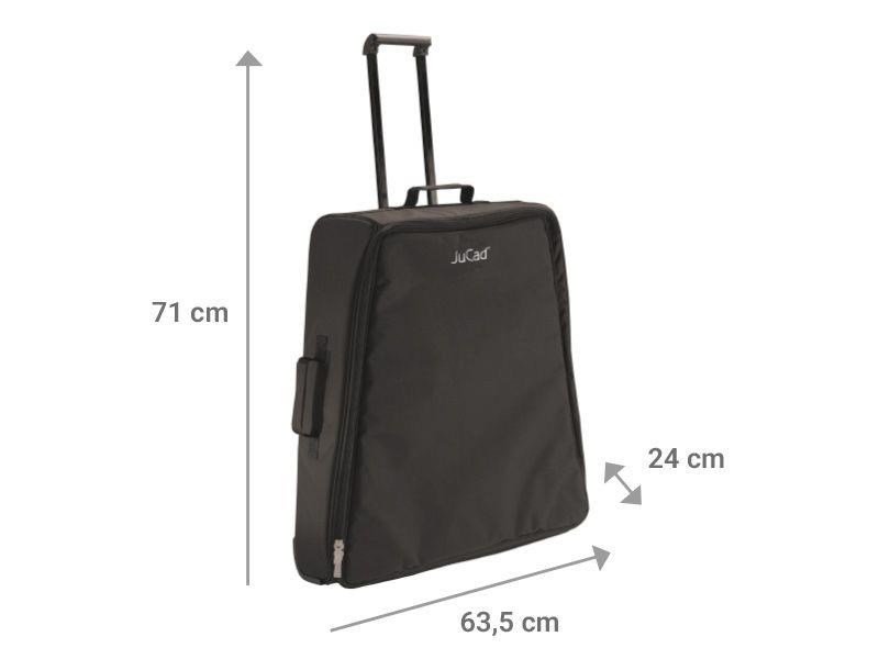 JuCad borsa da trasporto (Classic), nera
