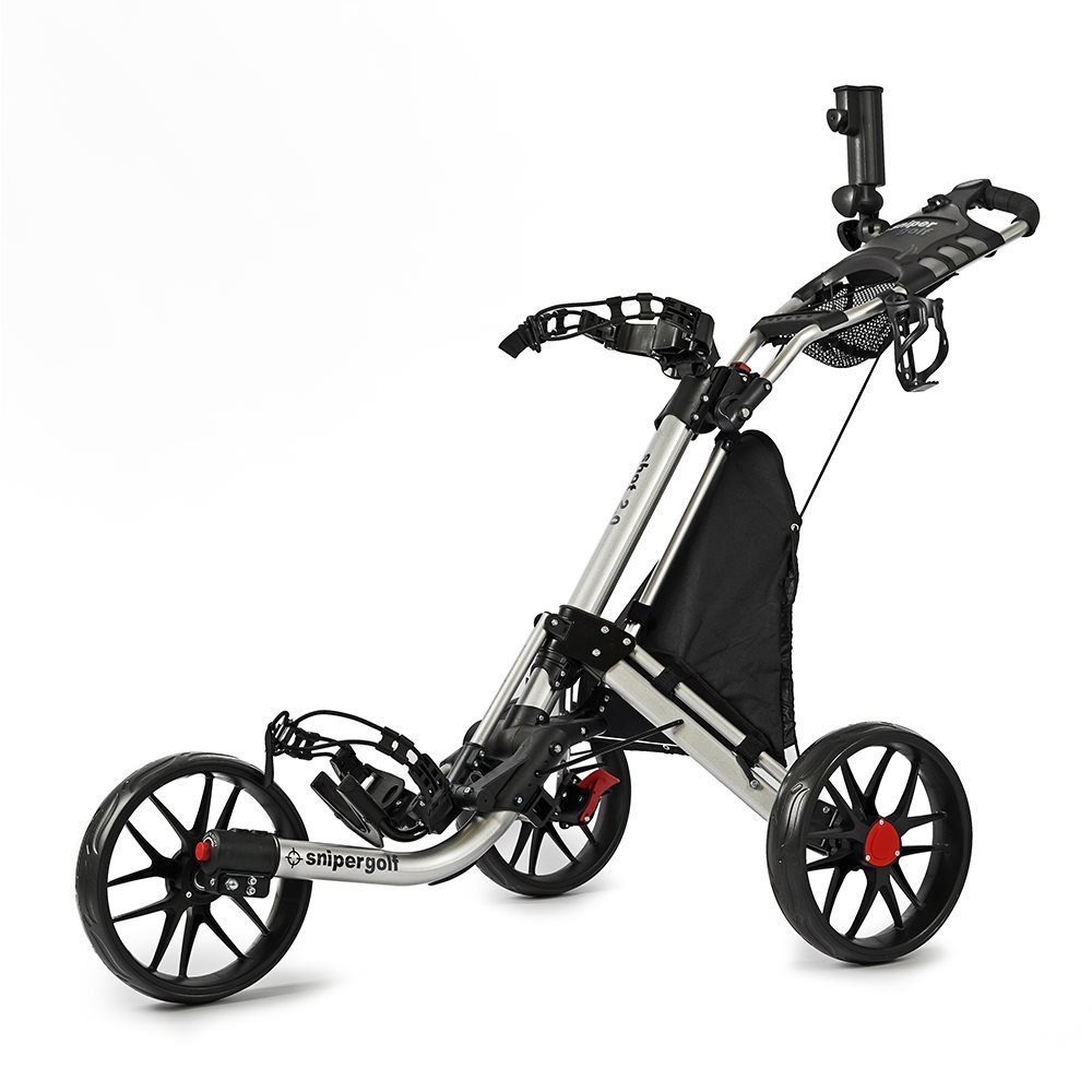 Sniper Golf Shot 2.0 carrello manuale, argento