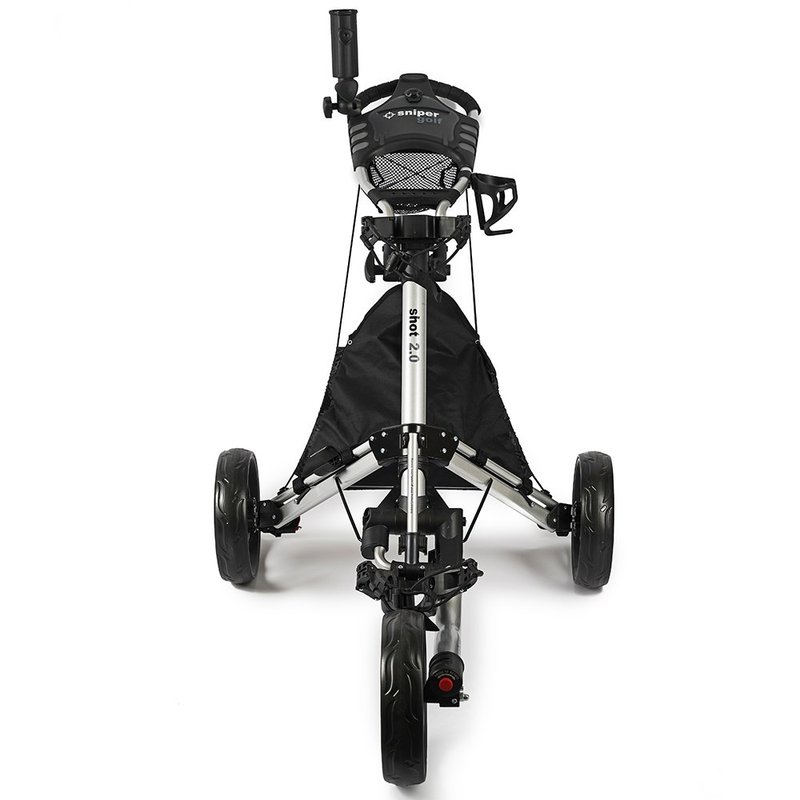 Sniper Golf Shot 2.0 carrello manuale, argento