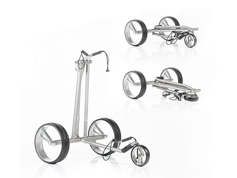 JuCad Phantom Titan 2.0 carrello elettrico + borsa da trasporto, titanio