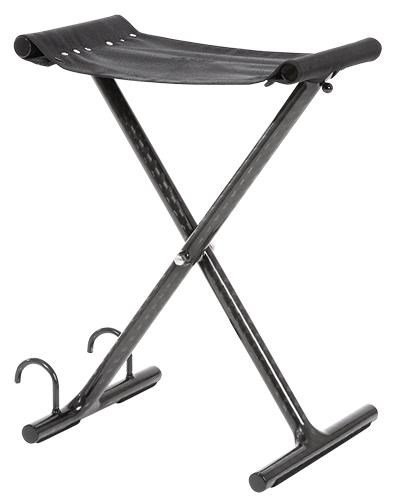 JuCad Golfer Seat made of Carbon, nero