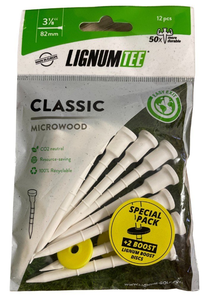 Lignum Lignum Tee 82mm (3 1/8") 10pack + disc tee