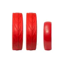 JuCad tires - 2 ruote posteriori, 1 ruota anteriore, rosso