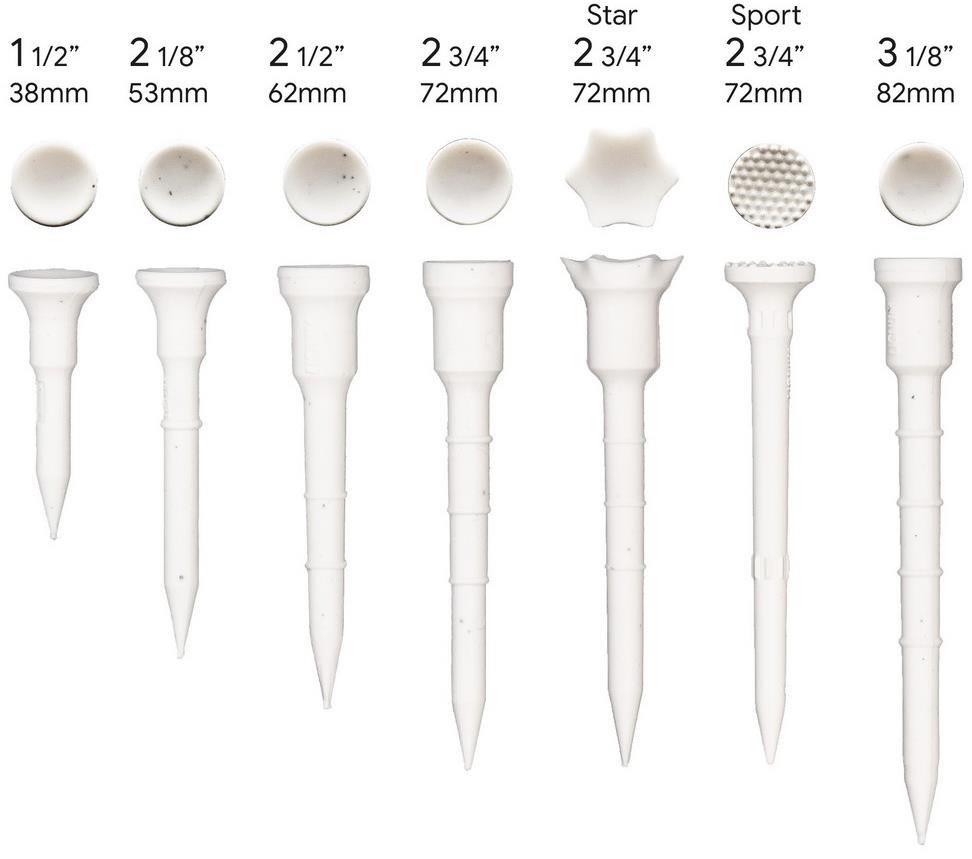 Lignum Ecoline Tee 38mm (1 1/2"), 16 pezzi