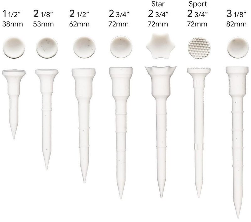 Lignum Ecoline Tee 38mm (1 1/2"), 16 pezzi