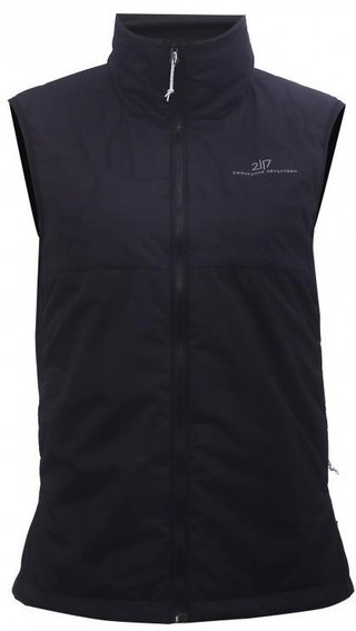 2117 of Sweden Roxtuna gilet ibrido donna, nero